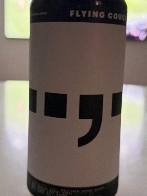 Punktum punktum komma streg 6.5%, Flying Couch Brewing, Denmark