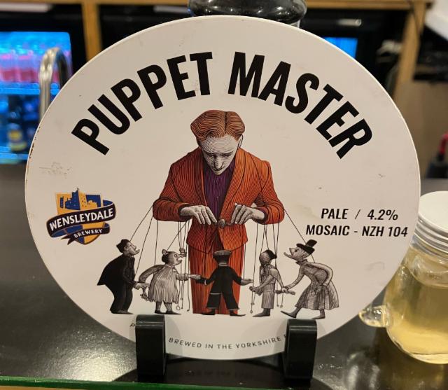 Puppet Master 4.2%, Wensleydale Brewery, England