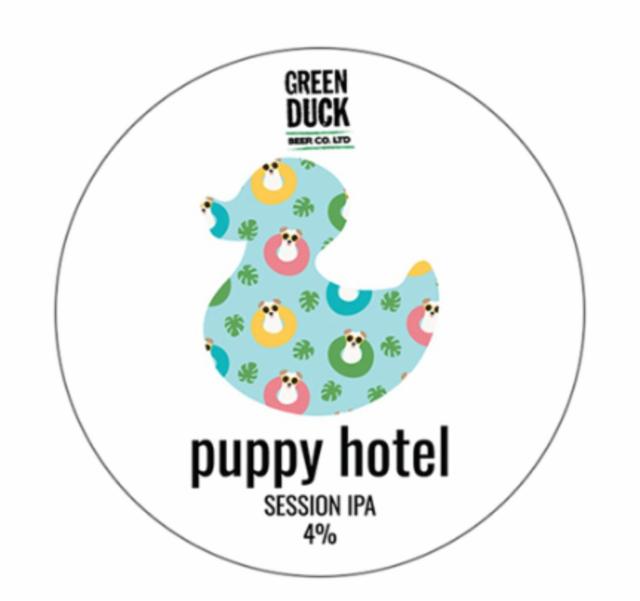 puppy hotel 4.0%, Green Duck Beer Co., England