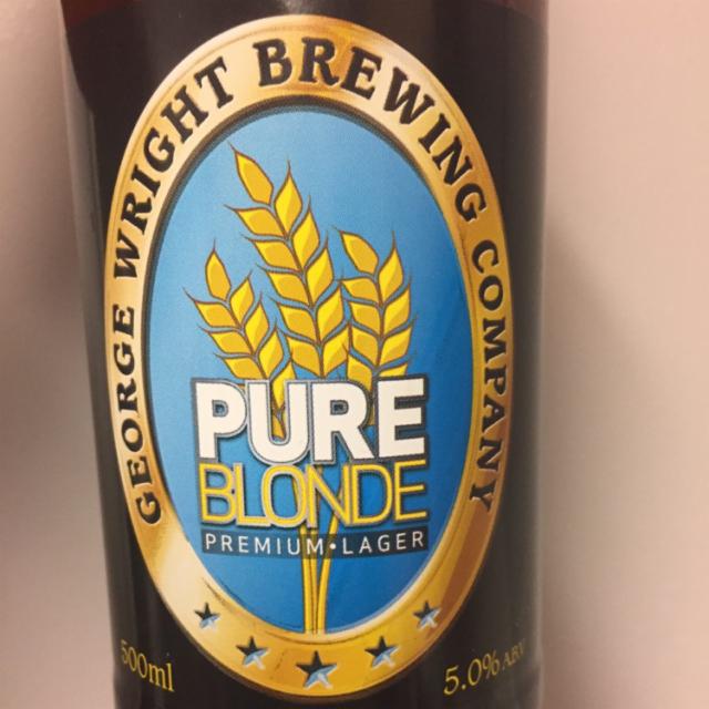 Pure Blonde 5.0%, George Wright Brewing Company, England