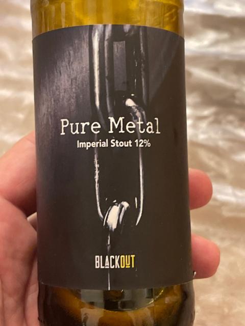 Pure Metal 12.0%, Blackout Brewing, Romania