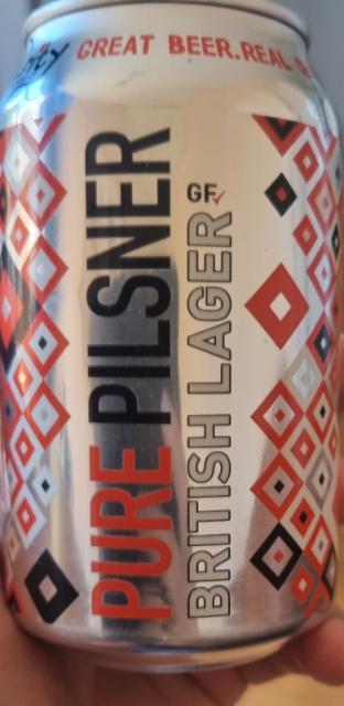 pure pilsner british lager 4.0%, Purity Brewing Co, England