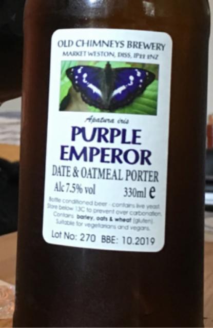 Purple Emperor 7.5%, Old Chimneys Brewery, England