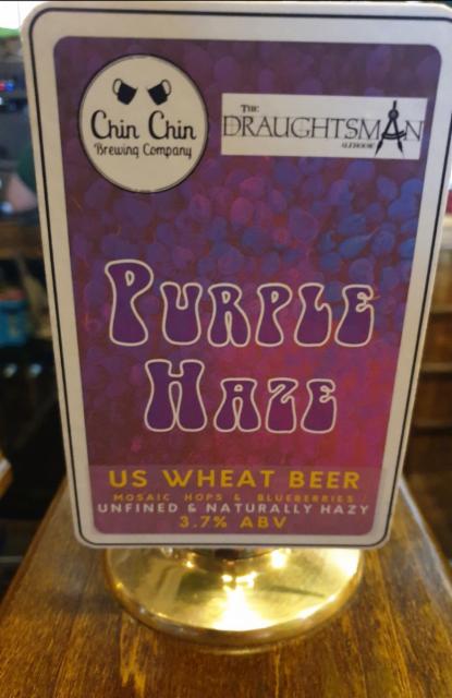 Purple Haze 3.7%, Chin Chin Brewing Company, England