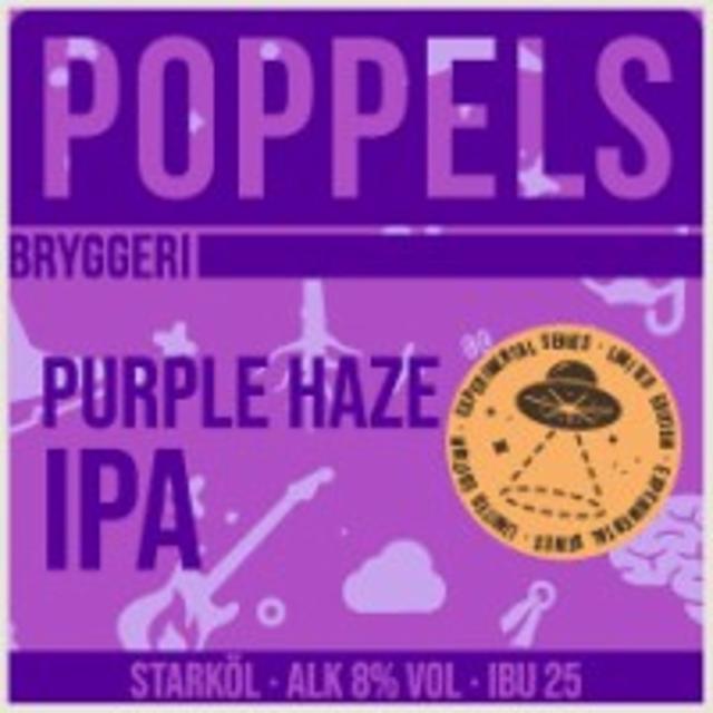 purple haze ipa 8.0%, Poppels Bryggeri, Sweden