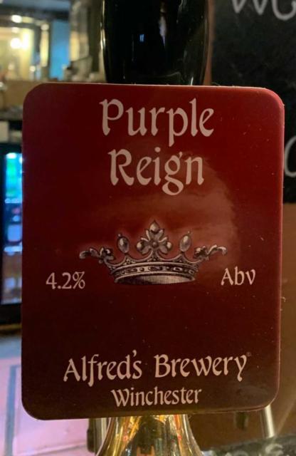 Purple Reign 4.2%, Alfred's Brewery, England