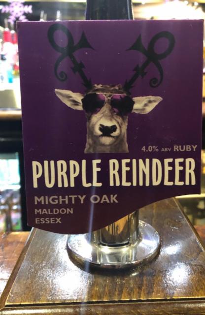 Purple Reindeer 4.0%, The Mighty Oak Brewing Company, England