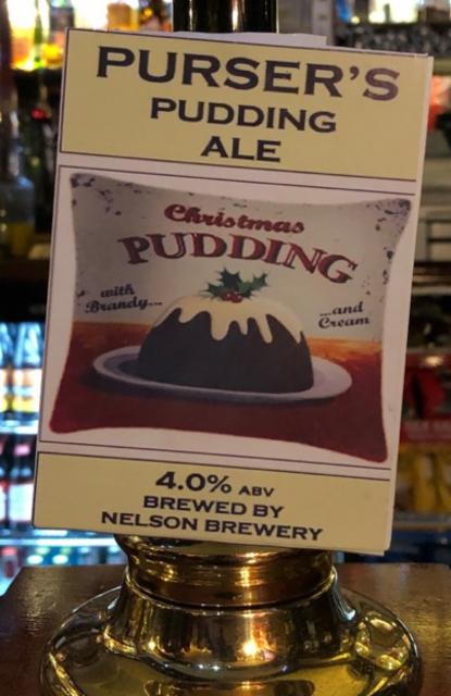 Purser's Pudding Ale 4.0%, Nelson Brewing, England