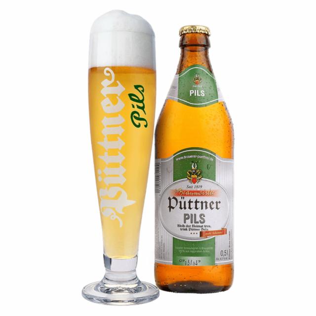 Püttner Pils 4.9%, Brauerei Püttner, Germany