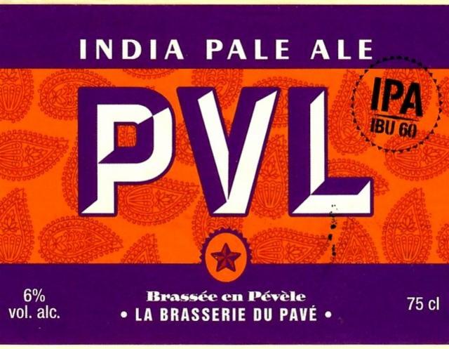 PVL India Pale Ale 6.0%, PVL - La Brasserie Du Pavé, France