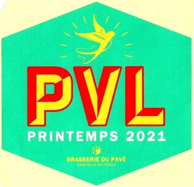 PVL Printemps 2021 5.5%, PVL - La Brasserie Du Pavé, France