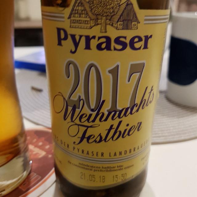 Pyraser Weihnachtsbier 2017 6.1%, Pyraser Landbrauerei, Germany