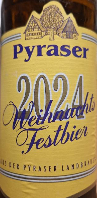 Pyraser Weihnachtsfestbier 2024 6.1%, Pyraser Landbrauerei, Germany