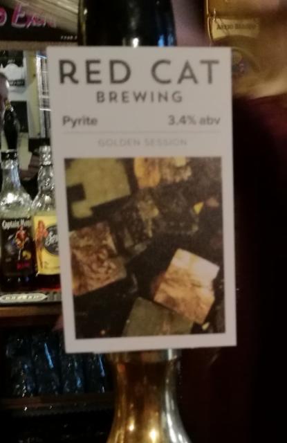 Pyrite 3.4%, Red Cat Brewery, England