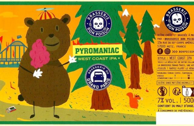 Pyromaniac 7.0%, Brasserie Bon Poison, France