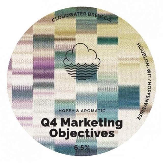 Q4 Marketing Objectives 6.5%, Cloudwater Brew Co., England