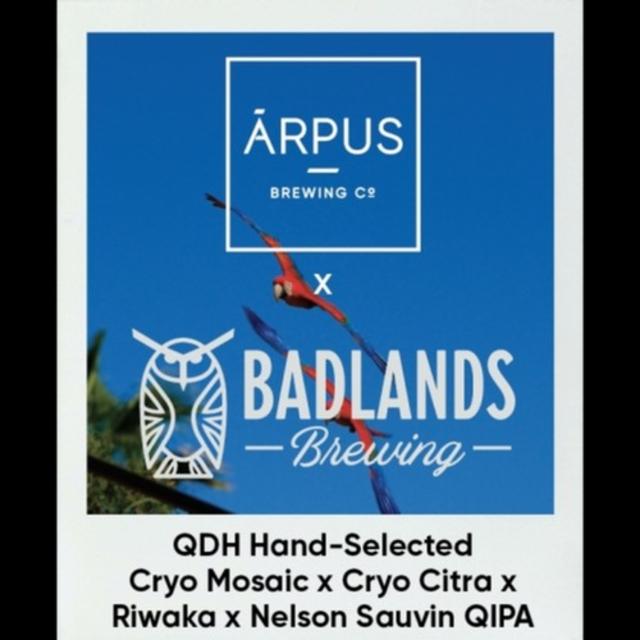 qdh hand - selected cryo mosaic x cryo citra x riwaka x nelson sauvin qipa 11.0%, Ārpus Brewing Co., Latvia