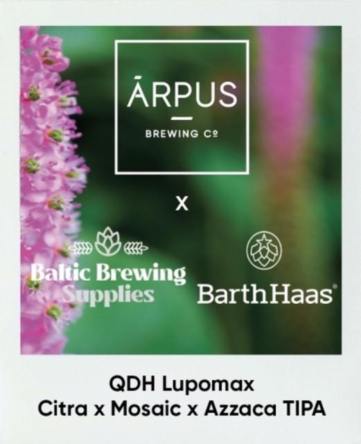QDH Lupomax Citra x Mosaic x Azacca TIPA 10.0%, Ārpus Brewing Co., Latvia