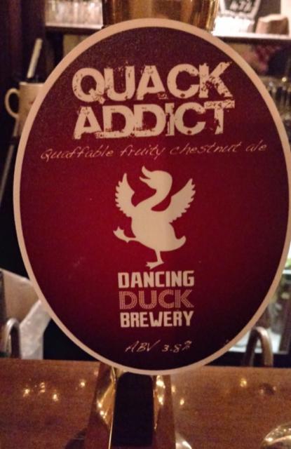 Quack Addict 3.8%, Dancing Duck Beer, England