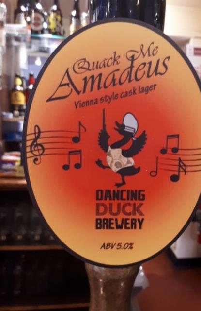 Quack Me Amadeus 5.0%, Dancing Duck Beer, England
