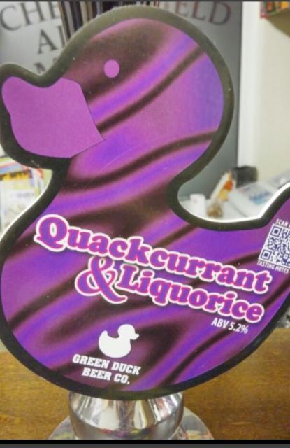 Quackcurrant & Liquorice 5.2%, Green Duck Beer Co., England