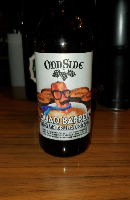 Quad Barrel Hipster Brunch Stout 10.3%, Odd Side Ales, United States