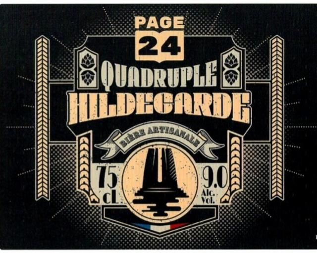 Réserve Hildegarde Quadruple 9.0%, Brasserie Saint-Germain (Page 24), France