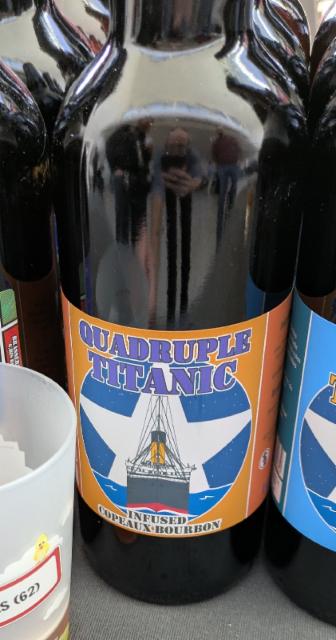 Quadruple Titanic infused copeaux bourbon, Brasserie White Star