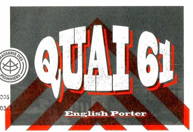Quai 61 4.8%, Brasserie Des Pionniers [Closed], France