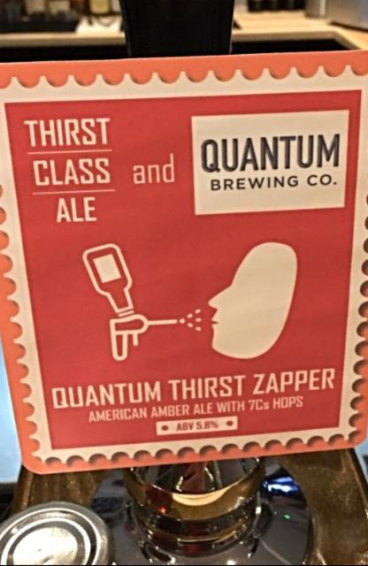 Quantum Thirst Zapper 5.8%, Thirst Class Ale, England
