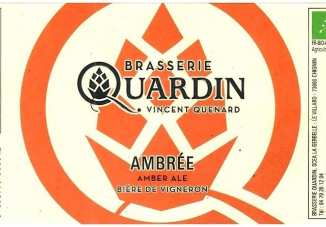 Quardin Ambrée 4.0%, Brasserie Quardin, France