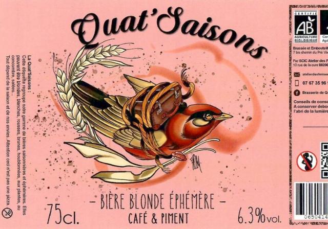 Quat'Saisons Café Piment, Brasserie De Quat'Sous