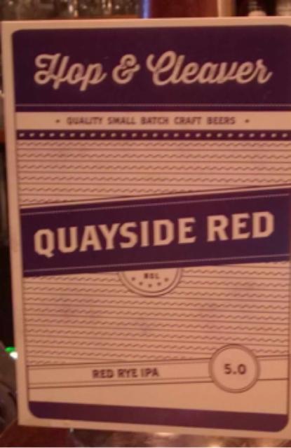 Quayside Red 5.0%, Hop & Cleaver, England