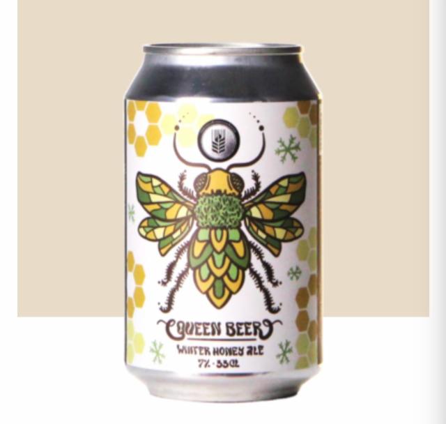 Queen Beer - Winter Honey Ale 7.0%, Cervesa Espiga, Spain