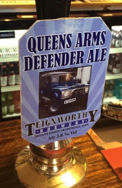 Queens Arms Defender Ale 3.8%, Teignworthy Brewery, England