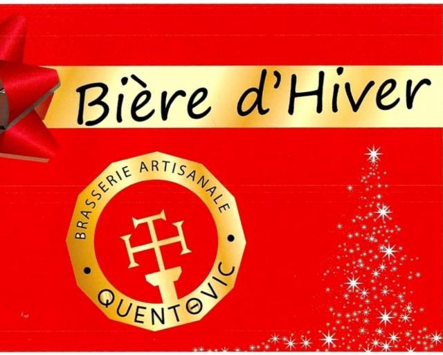 Quentovic Bière D'Hiver 8.0%, Brasserie Quentovic, France
