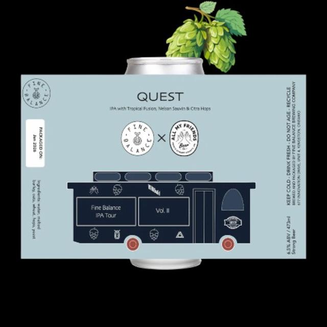 Quest (2026) 6.5%, Fine Balance Brewing Company, Canada