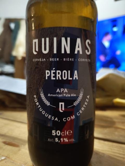 Quinas Pérola 5.1%, Cerveja, Belgium