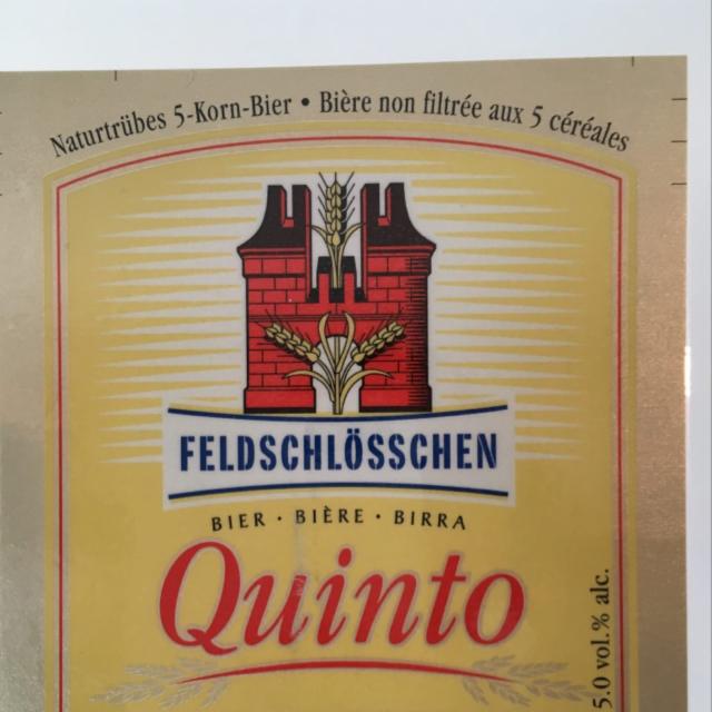 Quinto 5.0%, Feldschlösschen (Carlsberg), Switzerland