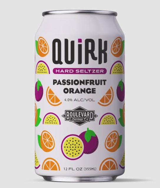Quirk Passionfruit Orange, Boulevard Brewing Company (Duvel-Moortgat)