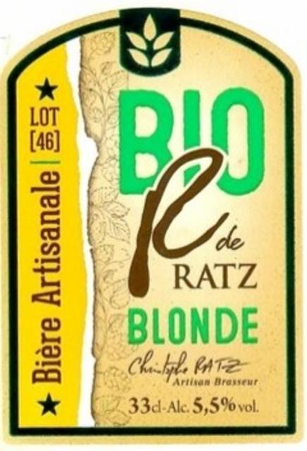 R De Ratz Blonde, Brasserie Artisanale Ratz