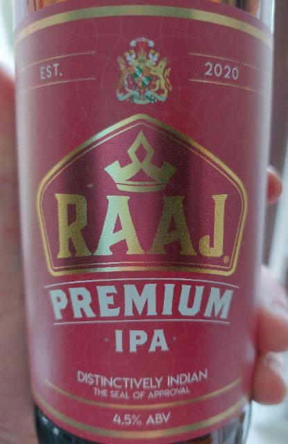 Raaj Premium IPA 4.5%, Silhill Brewery, England
