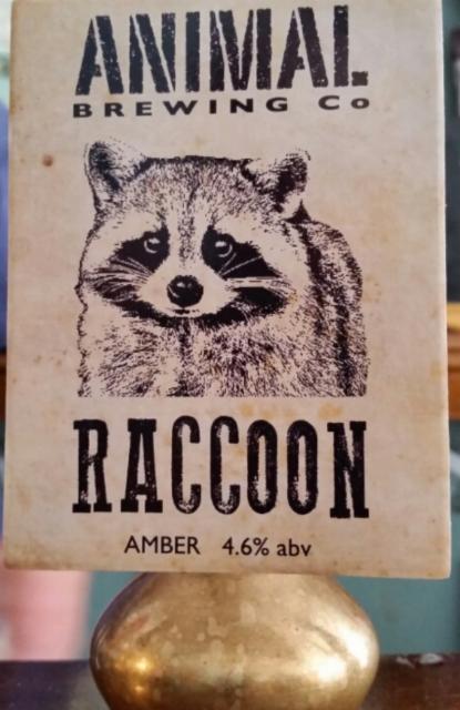 Raccoon 4.6%, Animal Brewing Co., England