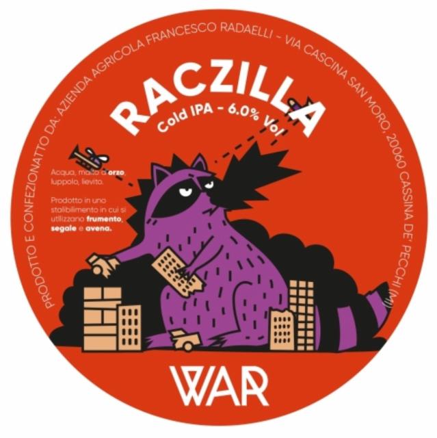 Raczilla 6.0%, Birrificio War, Italy
