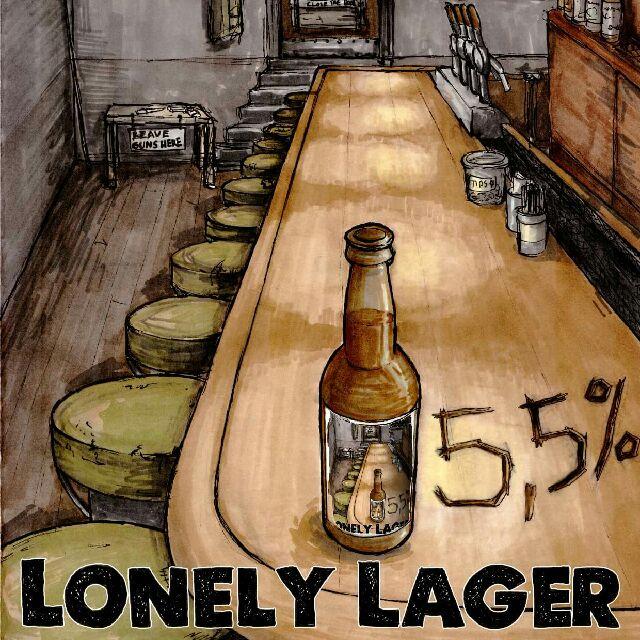 Lonely Lager 5.5%, Radbrew, Finland