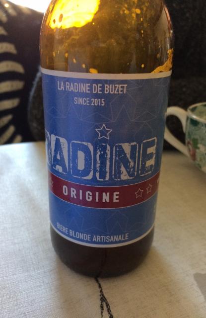 La Radine Origine - Blonde 6.3%, L'Atelier de La Manufacture Urbaine, Belgium