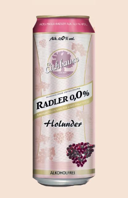 Radler 0,0% Holunder 0.0%, Privatbrauerei Eichbaum, Germany