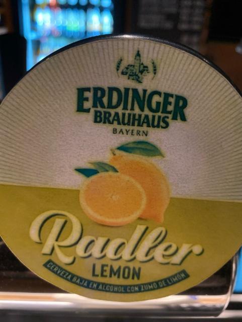 Radler lemon 2.0%, Erdinger Weissbräu, Germany