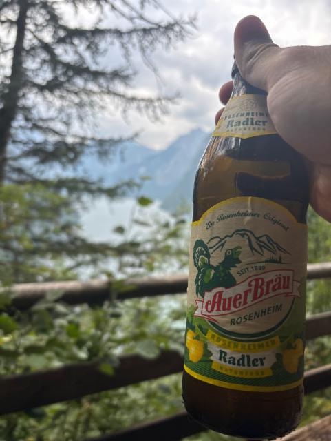 Radler Naturtrüb 2.5%, Auerbräu Rosenheimer Spezialitätenbrauerei (Paulaner Brauerei), Germany