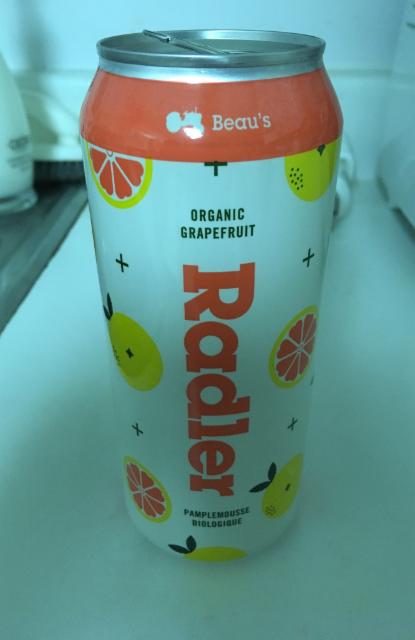 Radler pamplemousse 2.5%, Beau's All Natural Brewing Company, Canada